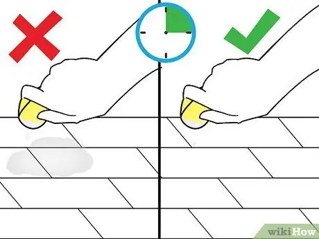 Удаление чернил с деревянного пола Шаг 7