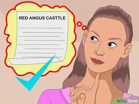 Определение крупного рогатого скота красно-ангусской породы Шаг 3