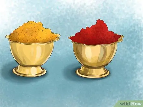 Сделайте Халди Кумкум Шаг 1