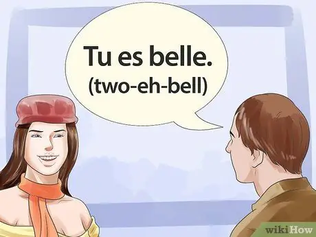 Скажи, что ты красивая по-французски. Шаг 1