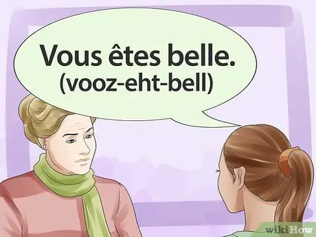Скажи, что ты красивая по-французски, шаг 2