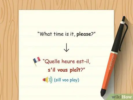 Скажи, пожалуйста, по-французски, шаг 2