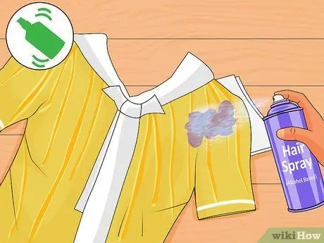 Удаление пятен от чернил с шелкового платья Шаг 3