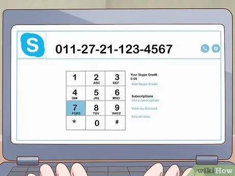 Позвоните в Южную Африку Шаг 9