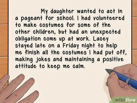 Напишите рекомендательное письмо для няни Шаг 7