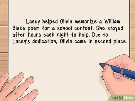 Напишите рекомендательное письмо для няни Шаг 8