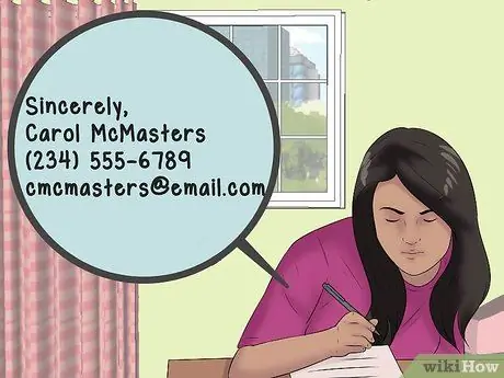 Напишите рекомендательное письмо для няни Шаг 10