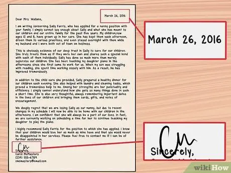 Напишите рекомендательное письмо для няни Шаг 12