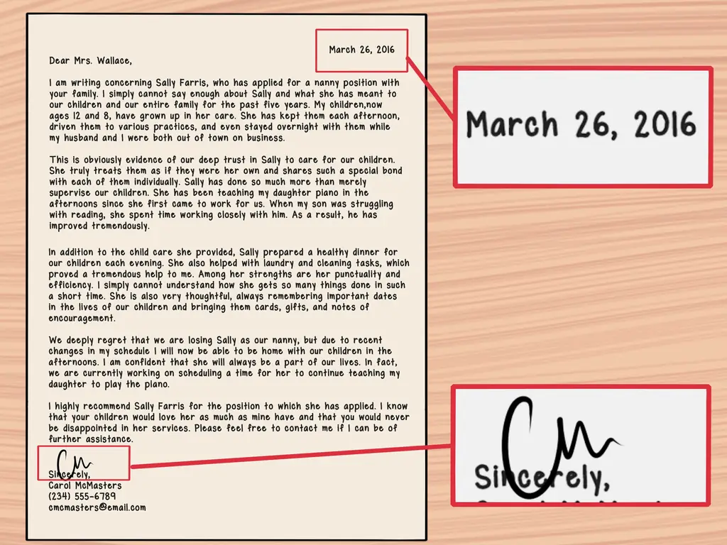 4 способа написать рекомендательное письмо для няни