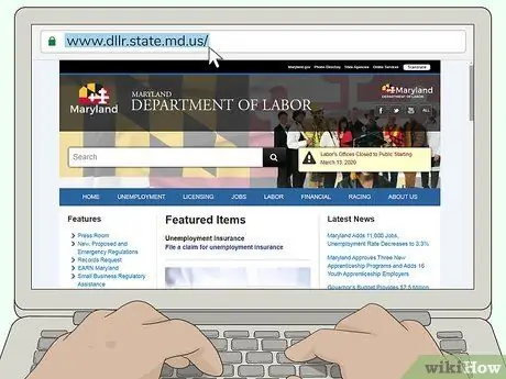 Заявление о безработице в Мэриленде Шаг 3