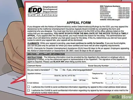 Получите пособие по безработице в Калифорнии Шаг 12