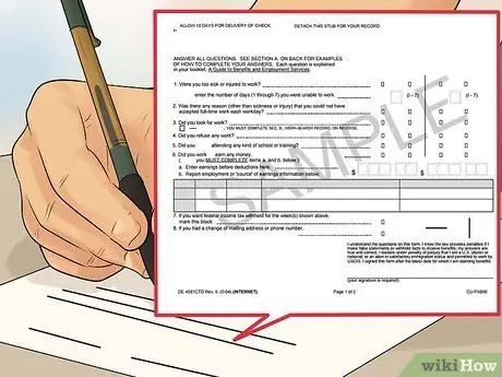 Получите пособие по безработице в Калифорнии Шаг 8