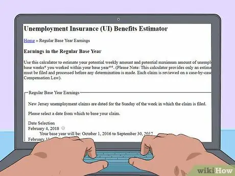 Заявление о безработице в Нью-Джерси Шаг 4