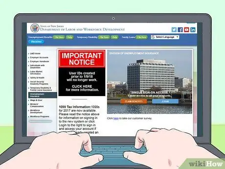 Заявление о безработице в Нью-Джерси Шаг 6