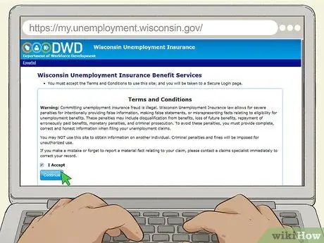 Заявление о безработице в Висконсине Шаг 5