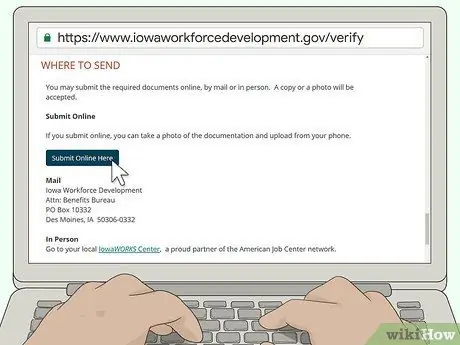 Файл для безработицы в Айове Шаг 8