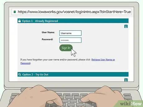Файл для безработицы в штате Айова Шаг 9