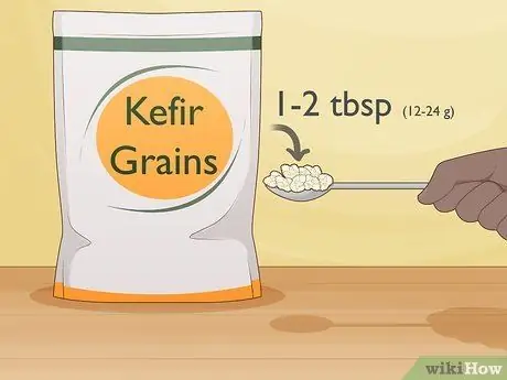 Выращивание кефирных зерен Шаг 1