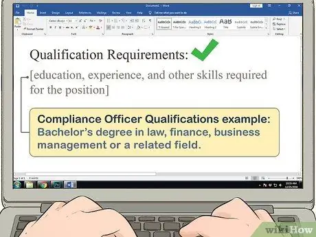 Создание шаблона описания вакансии Шаг 11