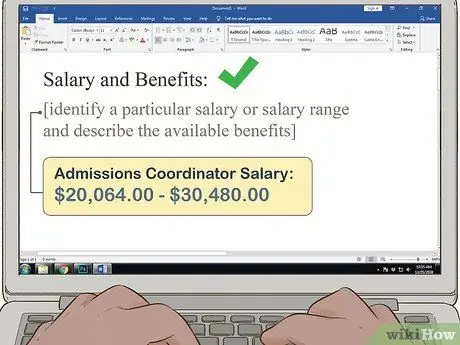 Создание шаблона описания вакансии Шаг 14