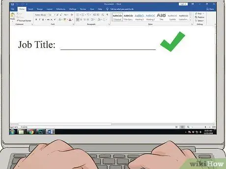 Создание шаблона описания вакансии Шаг 4