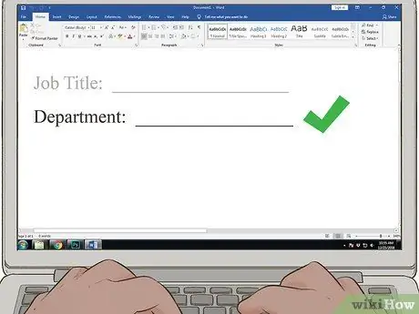 Создание шаблона описания вакансии Шаг 5