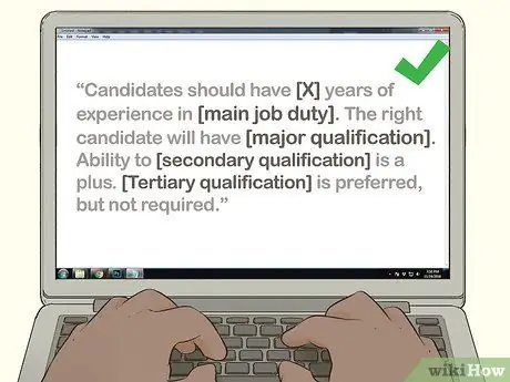 Напишите объявление о приеме на работу Шаг 4