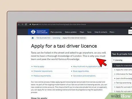 Стать водителем такси в Великобритании Шаг 7