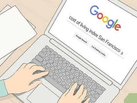 Сравните зарплаты в городах Шаг 1