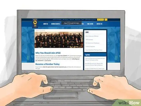 Присоединяйтесь к Американской федерации государственных служащих Шаг 1