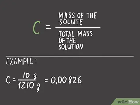 Расчет концентрации раствора Шаг 6