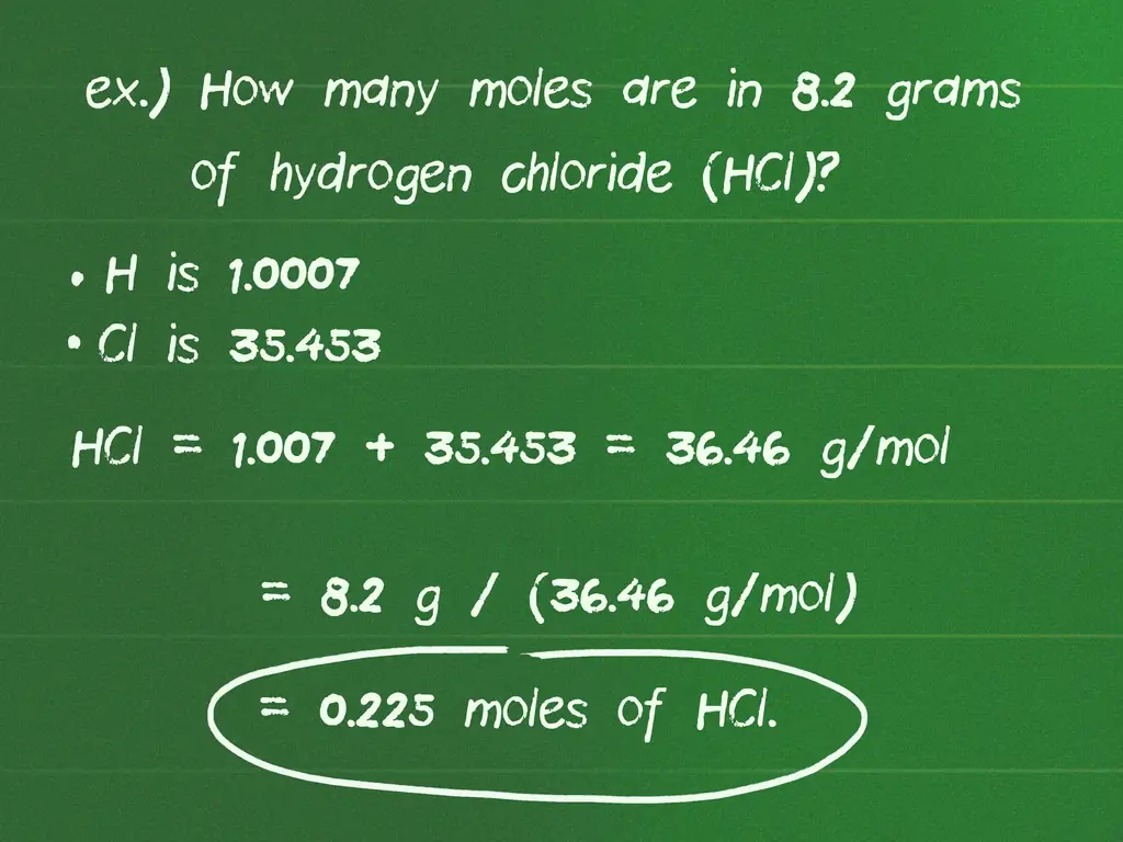 Как сделать стехиометрию (с картинками)