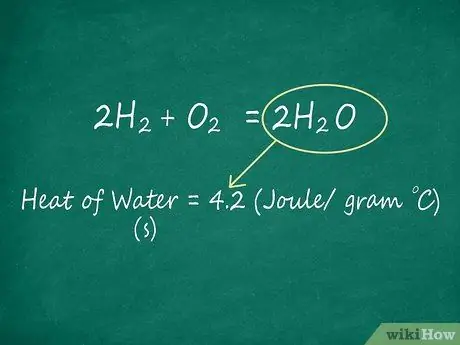 Рассчитайте энтальпию химической реакции, шаг 3