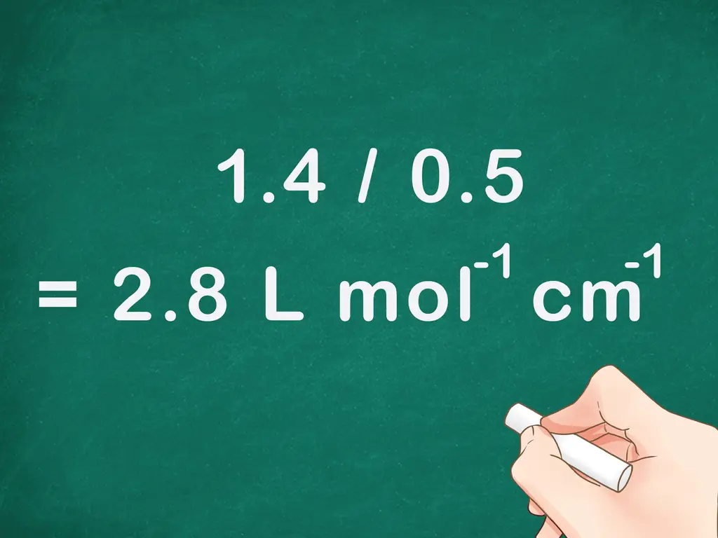Как рассчитать молярную абсорбционную способность: 8 шагов (с изображениями)