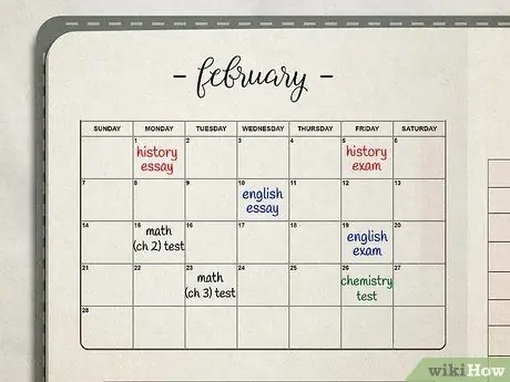 Планируйте учебу, шаг 1