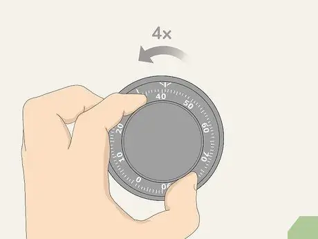 Откройте старый сейф, шаг 1