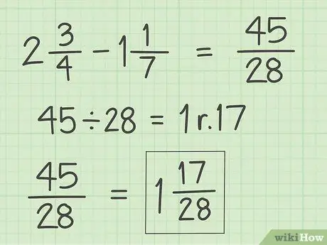 Вычесть дроби, шаг 11