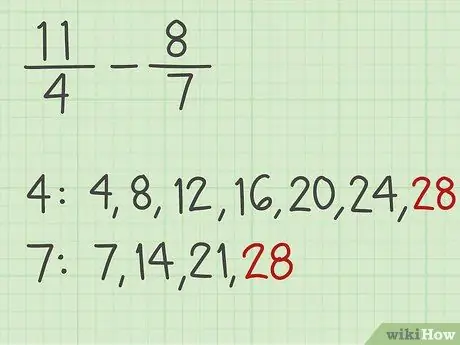 Вычесть дроби, шаг 7