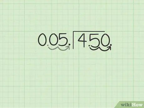 Разделить десятичные дроби, шаг 5