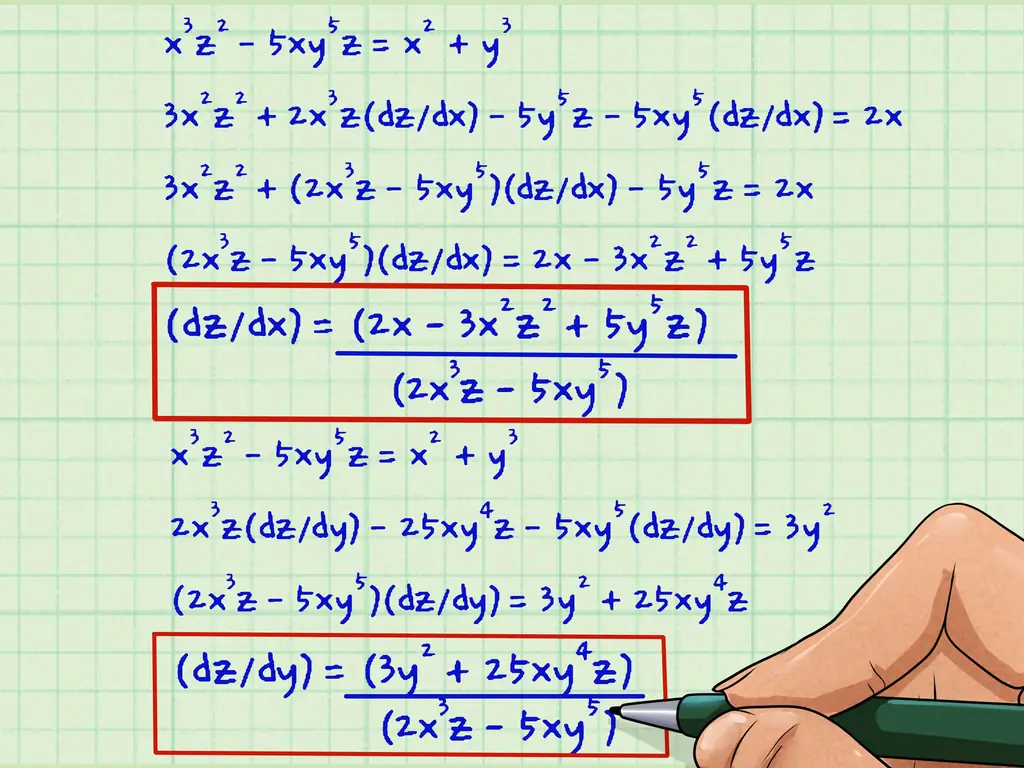 Как сделать неявную дифференциацию: 7 шагов (с изображениями)