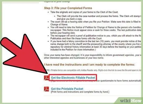 Изменить свое имя в Индиане Шаг 7