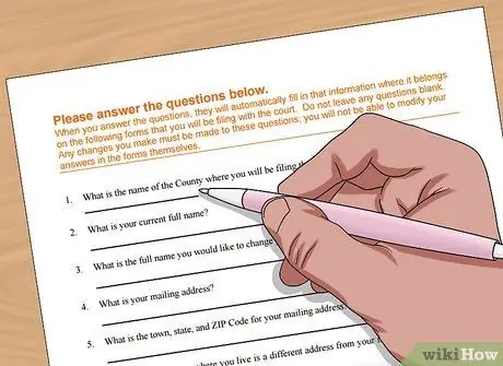 Изменить свое имя в Индиане Шаг 9