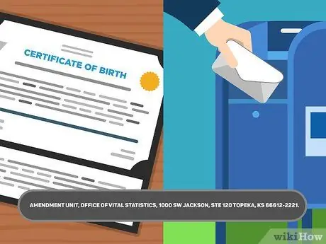 Изменить свое имя в Канзасе Шаг 10