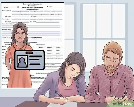 Изменить свое имя в Массачусетсе Шаг 13