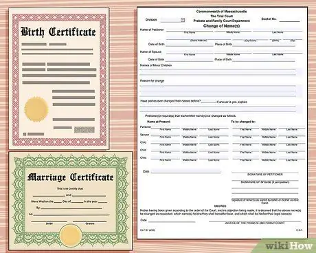 Изменить свое имя в Массачусетсе Шаг 3