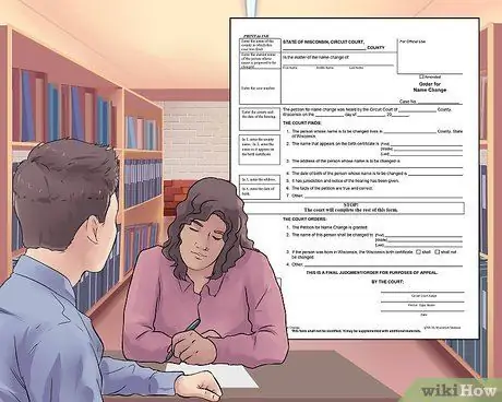 Изменить свое имя в Висконсине Шаг 11