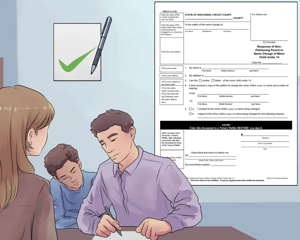 3 способа изменить свое имя в Висконсине