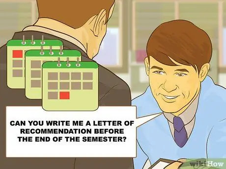 Получите отличное рекомендательное письмо от профессора Шаг 12