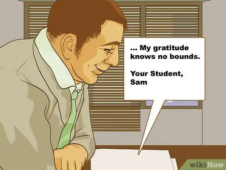 Получите отличное рекомендательное письмо от профессора Шаг 15