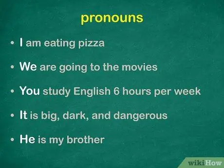 Понимать части речи Шаг 4